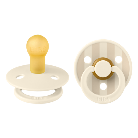 BIBS Studio Collection knupīša komplekts 1. izmērs (0 - 6 mēneši) Pin Ivory Vanilla Mix 