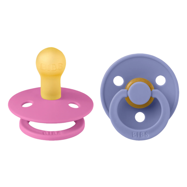 BIBS knupīša komplekts 2.izm (6 - 18 mēn) Bubblegum / Peri 