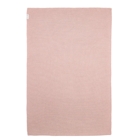 Meyco Baby megztas medvilninis pledas Stripe, 75 × 100 cm, Purple Pink / Soft Pink