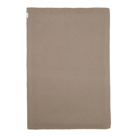 Meyco Baby megztas medvilninis pledas Mini Relief, 75 × 100 cm, 1.0 TOG, Dark Taupe