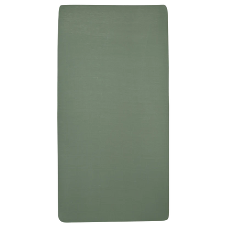 Meyco Baby medvilninė jersey paklodė su guma 60 × 120 cm, Forest Green