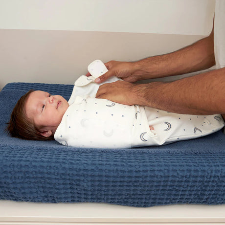 Meyco Baby kūdikio vystymo miegmaišis 0–3 mėn., Moon Indigo – TOG 1.0