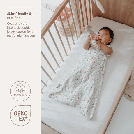 Meyco Baby medvilninis kūdikio miegmaišis Flower  Multicolour, TOG 0.3