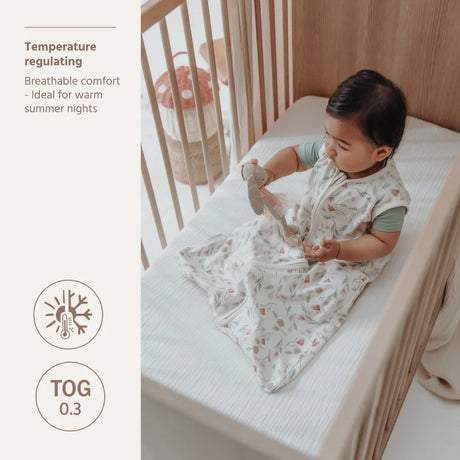 Meyco Baby medvilninis kūdikio miegmaišis Flower  Multicolour, TOG 0.3