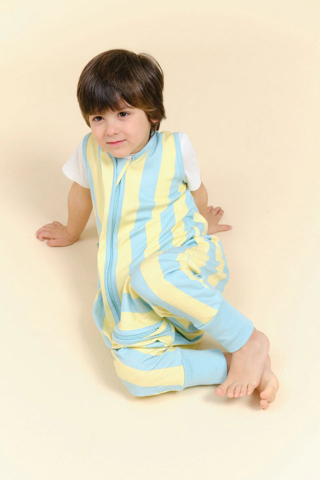 Molis&Co pidžama-guļammaiss ar kājiņām TOG 0.5 Blue Sunshine