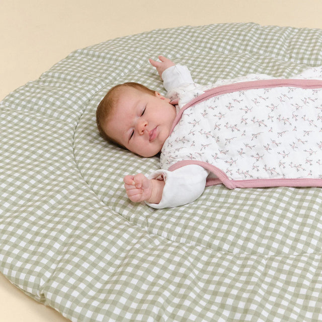 Molis&Co kūdikio miegmaišis iš bambuko muslino TOG 0.5 Floral Pink