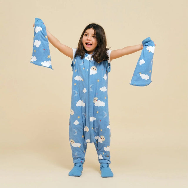 Molis&Co pižama - miegmaišis su rankovėmis, kojytėmis ir atverčiamomis kojinėmis TOG 1 Good night