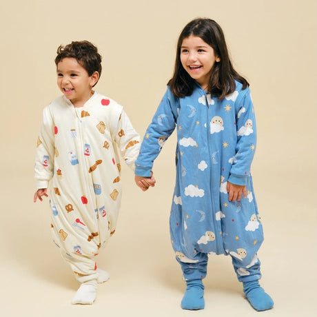 Molis&Co pižama - miegmaišis su rankovėmis, kojytėmis ir atverčiamomis kojinėmis TOG 1  Good morning