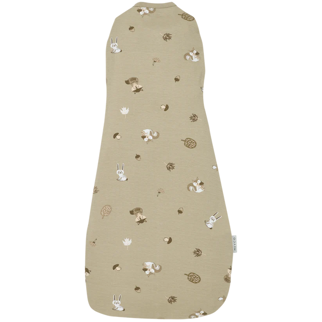 Meyco Baby naujagimio miegmaišis-kokonas Forest Animals Sand, TOG 0.3
