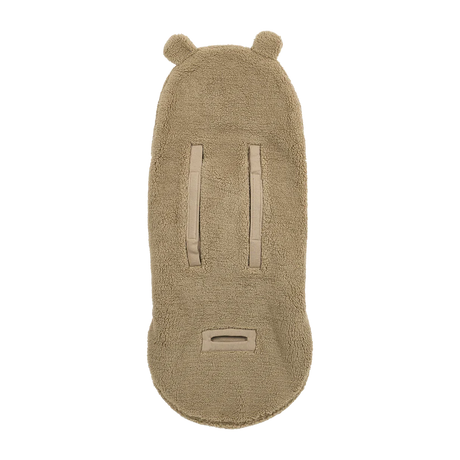 Meyco Baby Teddy automobilinės kėdutės vokelis kūdikiui Bear Warm Brown