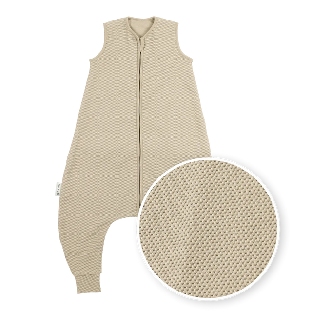Meyco Baby Studio kūdikio miegmaišis su kojytėmis Classic Sand, TOG 1.0