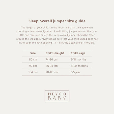 Meyco Baby Studio kūdikio miegmaišis su kojytėmis Classic Sand, TOG 1.0