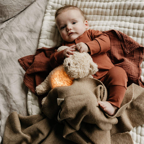 Moonie 2.0 organiskais kolibri lācītis - polārais miegs ar skaņas ierakstīšanas funkciju 