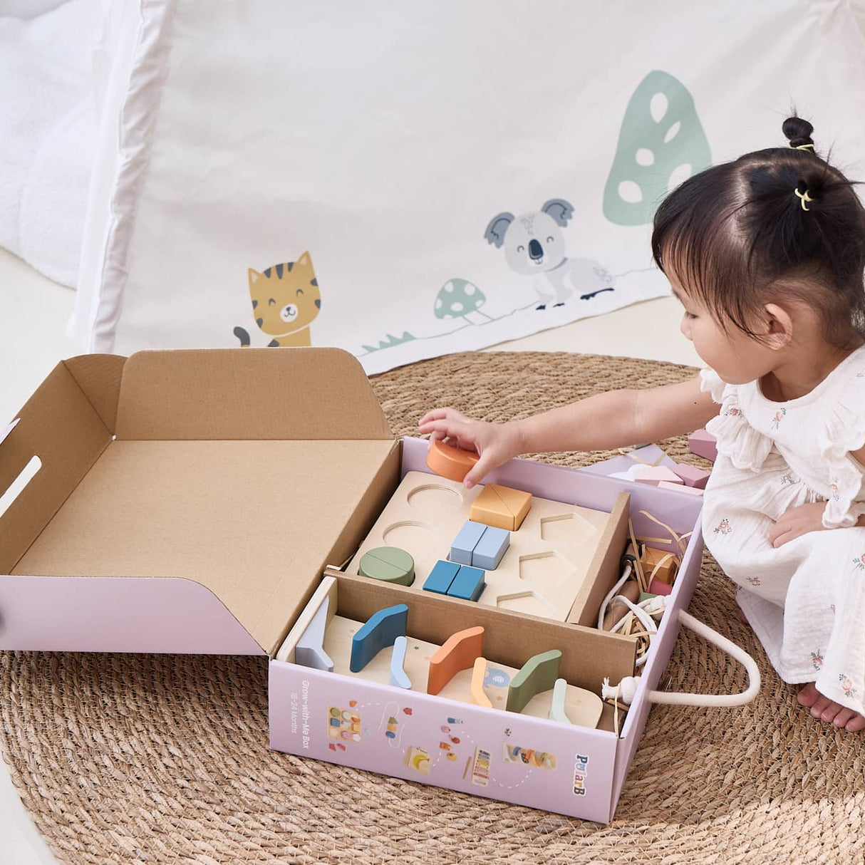Taf Toys abpusēja mīksta grāmata mazuļiem "Pasaka"