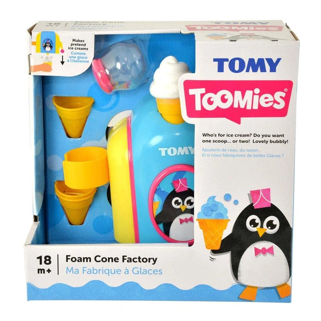 Tomy Toomies Foam Cone Factory vonios žaislas „Ledų fabrikas“