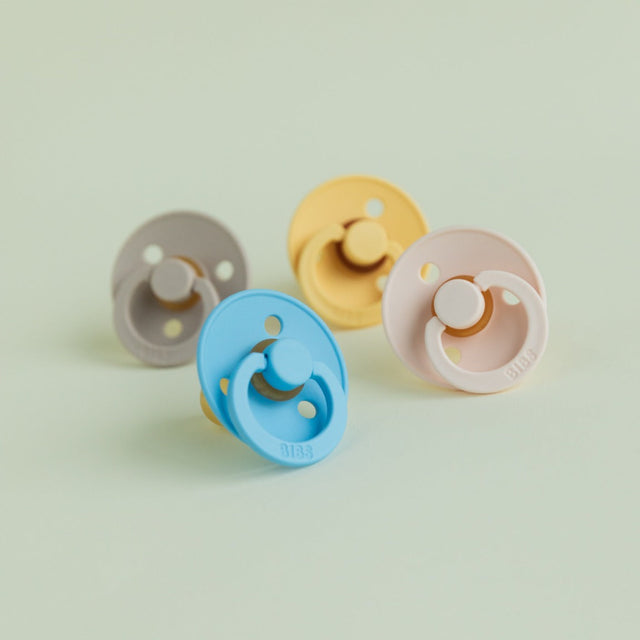 BIBS knupīša komplekts 1. izmērs (0 - 6 mēneši) Iron / Baby Blue 