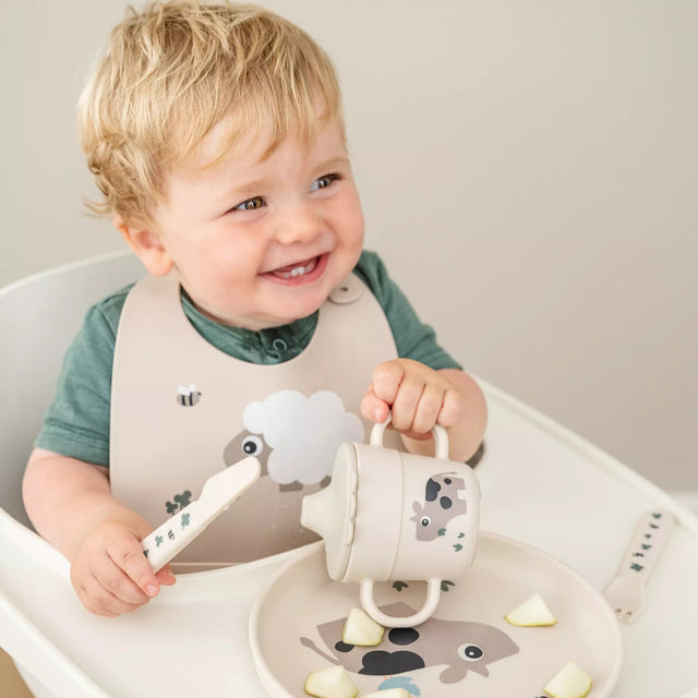 Deer krūze ar snīpi Foodie Happy dots pulveris