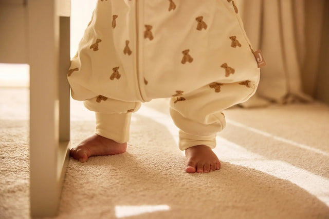 Jollein pižama - miegmaišis su rankovėmis, kojytėmis ir atverčiamomis kojinėmis TOG 2.5 -3.5 Mini Teddy Bear