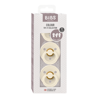 BIBS knupīšu komplekts Color Try-it 3 gab. Ziloņkauls 