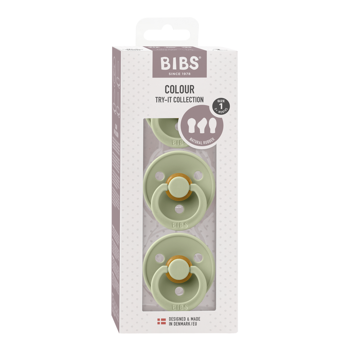 BIBS knupīšu komplekts Color Try-it 3 gab. Salvija 