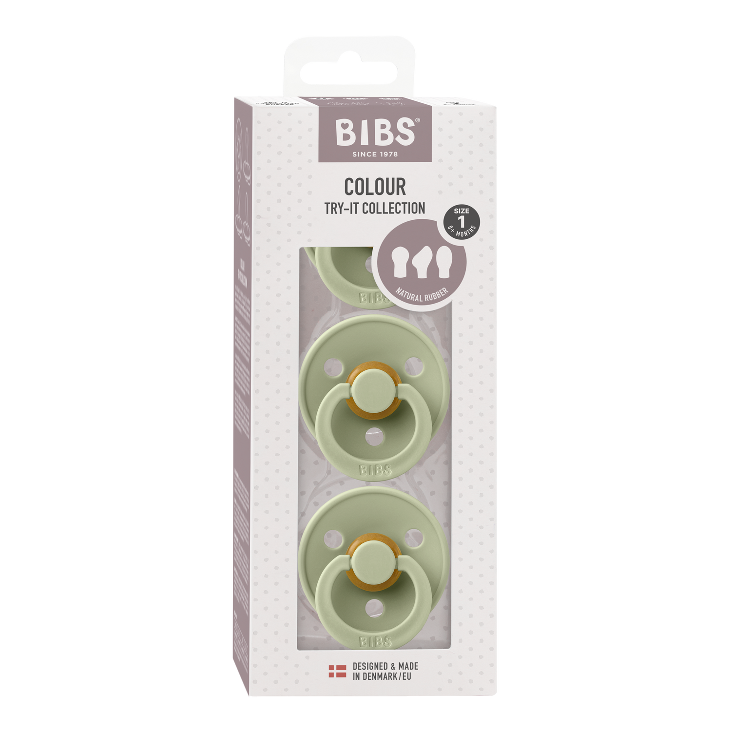 BIBS knupīšu komplekts Color Try-it 3 gab. Salvija 