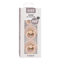 BIBS knupīšu komplekts Color Try-it 3 gab. Vaigu sārtums 
