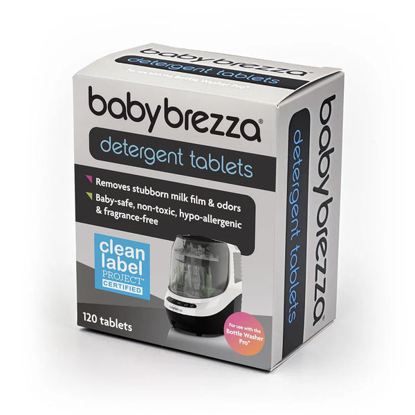 Baby Brezza Bottle Washer Pro mazgāšanas tabletes pudeles mazgāšanas ierīcei, 120 gab. 