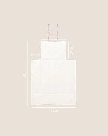 Mushie (ceļojumu) pārģērbšanās paklājiņš Vaigu sārtums 