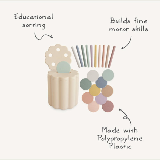 Mushie monētu un caurulīšu šķirošanas komplekts 