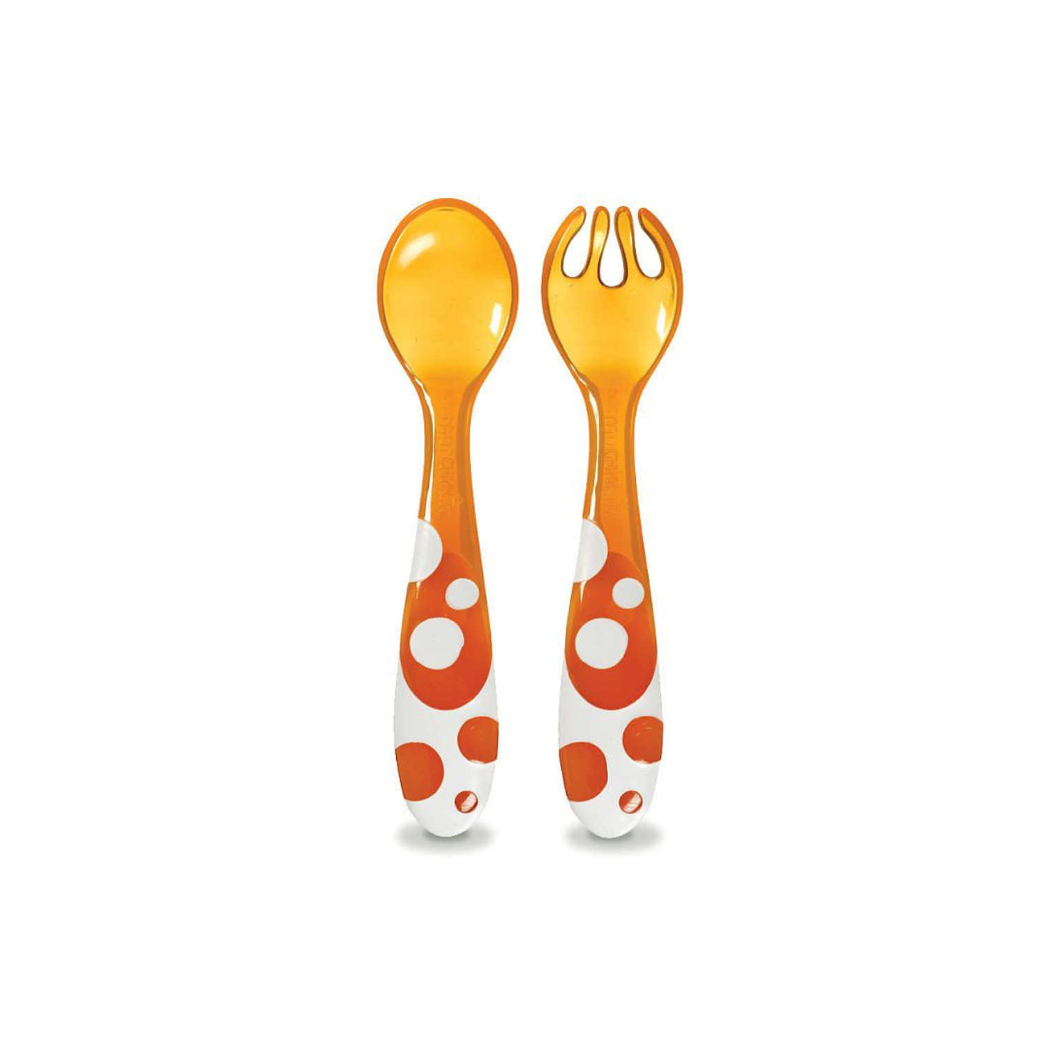 Munchkin plastmasas trauku komplekts pašēšanai (karote un dakša) 