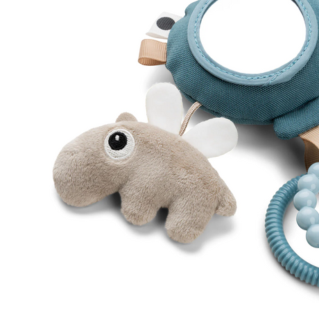 Izgatavoja Briedis Piekarināmā aktivitāšu rotaļlieta ar spoguli Happy Clouds, zila 