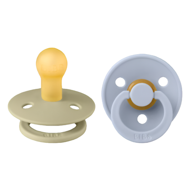 BIBS knupīša komplekts 1. izmērs (0 - 6 mēneši) Khaki / Dusty blue 