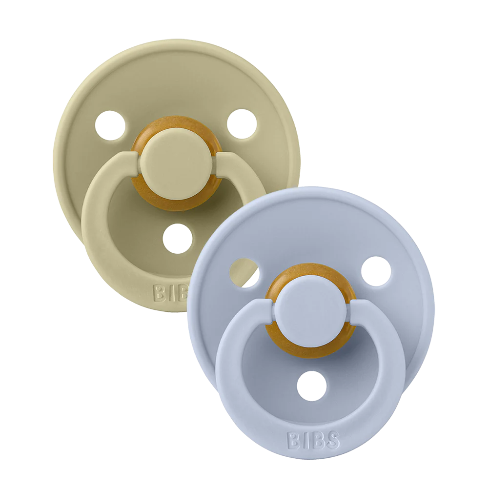BIBS knupīša komplekts 1. izmērs (0 - 6 mēneši) Khaki / Dusty blue 