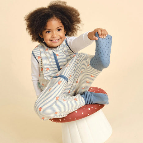 Molis&Co pižama - miegmaišis su kojytėmis ir atverčiamomis kojinėmis TOG 1 Mushrooms