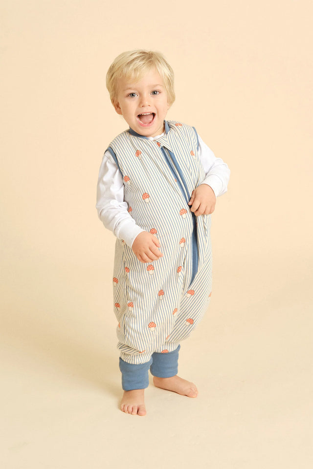 Molis&Co pižama - miegmaišis su kojytėmis ir atverčiamomis kojinėmis TOG 1 Mushrooms