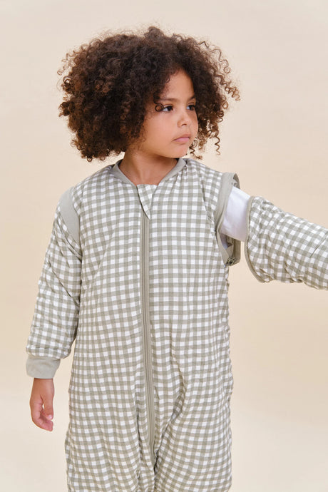 Molis&Co pižama - miegmaišis su rankovėmis, kojytėmis ir atverčiamomis kojinėmis TOG 2.5 Mint Tea