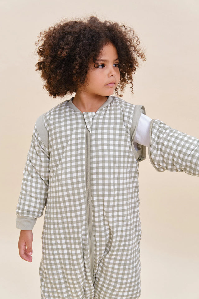 Molis&Co pižama - miegmaišis su rankovėmis, kojytėmis ir atverčiamomis kojinėmis TOG 2.5 Mint Tea