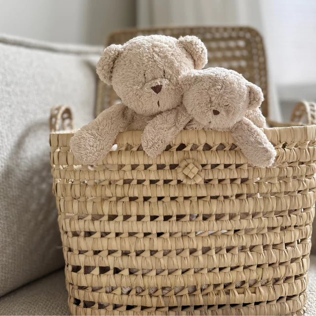 New Moonie 2.0 organiskais kolibri lācītis - kapučīno miega spilvens ar skaņas ierakstīšanas funkciju 