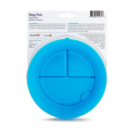 Munchkin lipīga šķīvis ar nodalījumiem (vairākas krāsas) 