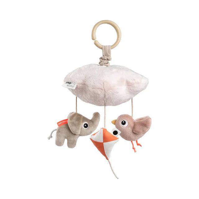 Deer muzikālais karuselis ar spoguli "Sleepy" (zils) 