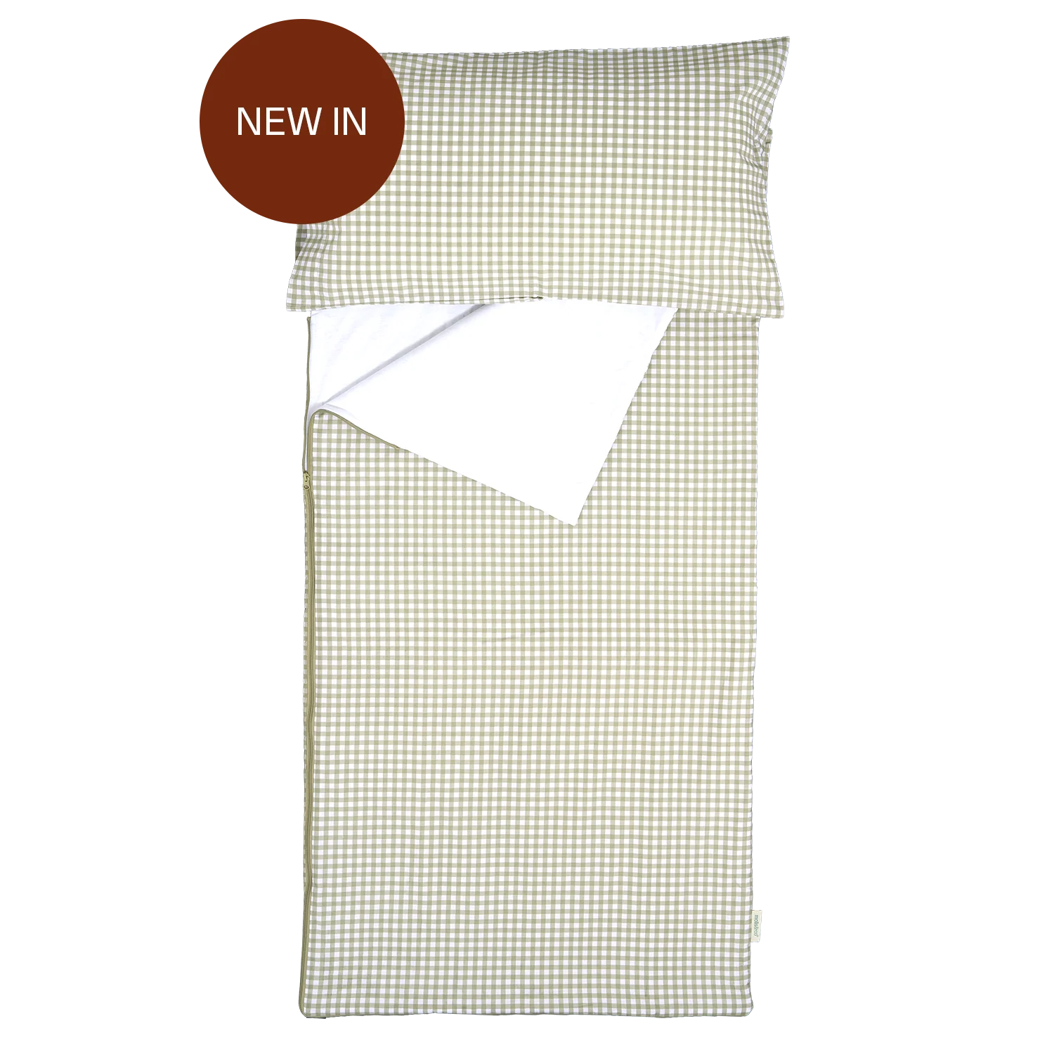 Molis&Co vaikiškas miegmaišis su antklode ir pagalvės užvalkalu Mint Tea 70 x 140