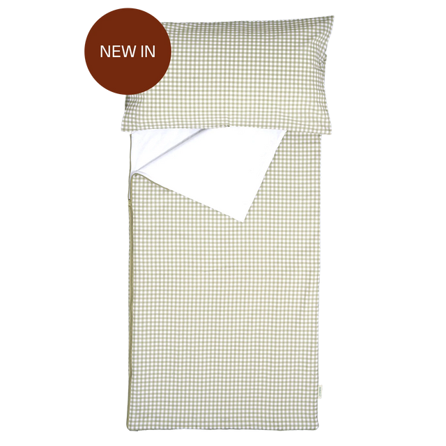 Molis&Co vaikiškas miegmaišis su antklode ir pagalvės užvalkalu Mint Tea 70 x 140