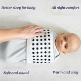 Nanit elpošanas apģērba Swaddle viedais guļammaiss (0-3 mēneši) (balts)