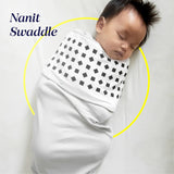 Nanit elpošanas apģērba Swaddle viedais guļammaiss (0-3 mēneši) (balts)