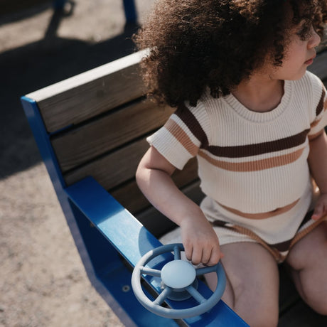 Mushie izglītojošo rotaļlietu krūzes tornis — primārās krāsas (oriģināls) 