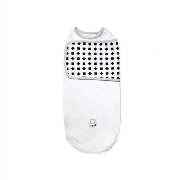 Nanit Breathing Wear Swaddle išmanusis miegmaišis (0 - 3 mėn.) (baltas)