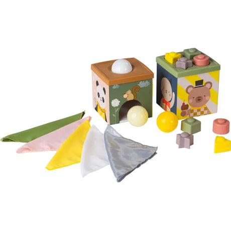 Taf Toys abpusēja mīksta grāmata mazuļiem "Pasaka"