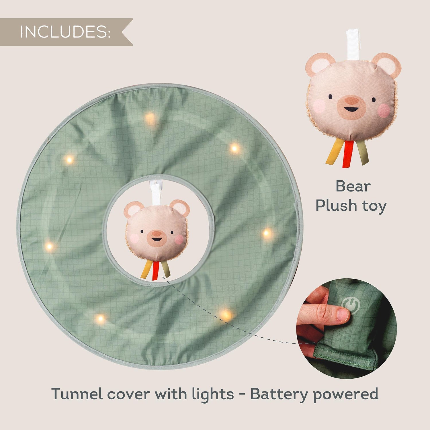 Taf Toys abpusēja mīksta grāmata mazuļiem "Pasaka"