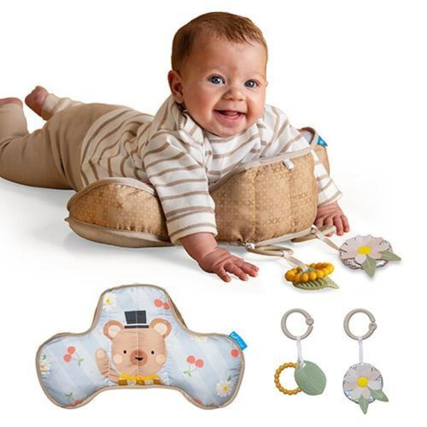 Taf Toys ergonominė lavinamoji veiklos pagalvėlė pilvuko laikui Bear