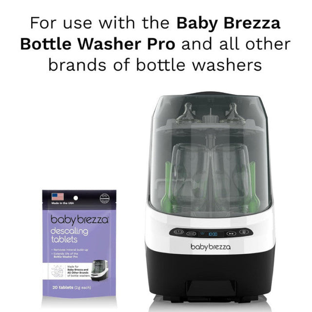 Baby Brezza Bottle Washer Pro nukalkinimo tabletės, 20 vnt.
